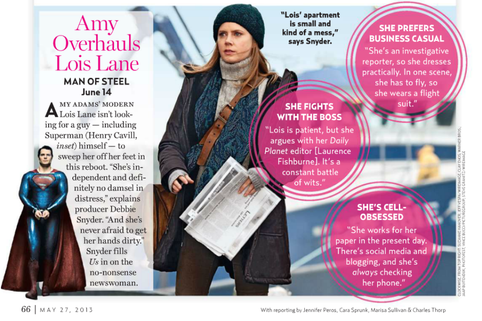 Lois Lane-Man of Steel-US Weekly