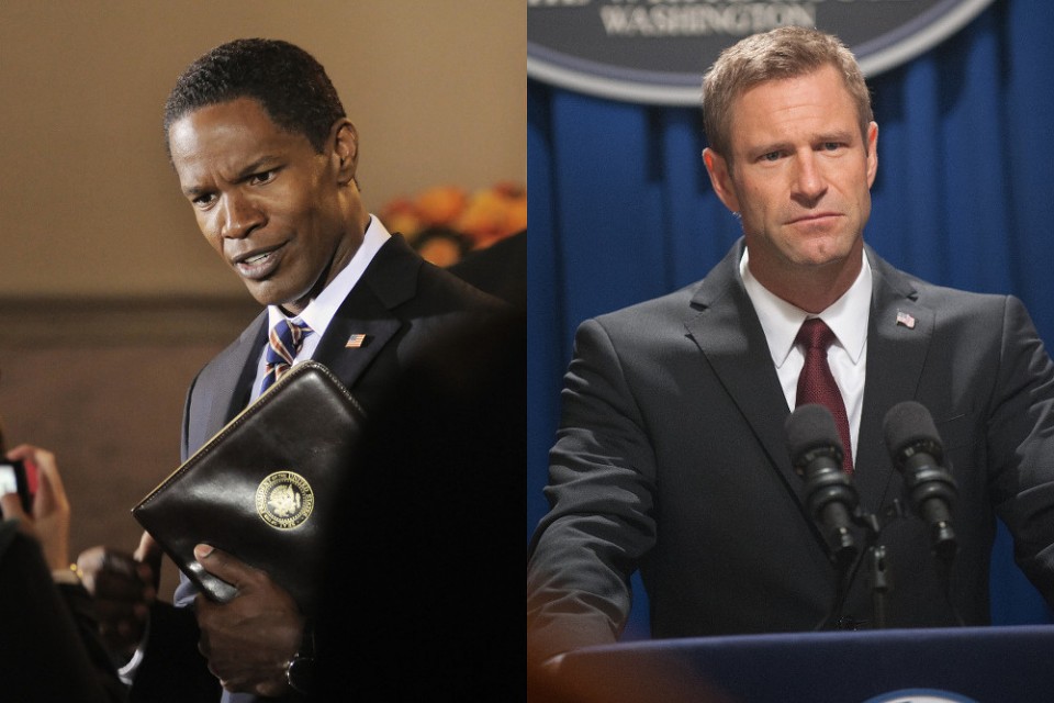 Jamie Foxx-White House Down-Aaron Eckhart-Olympus Has Fallen