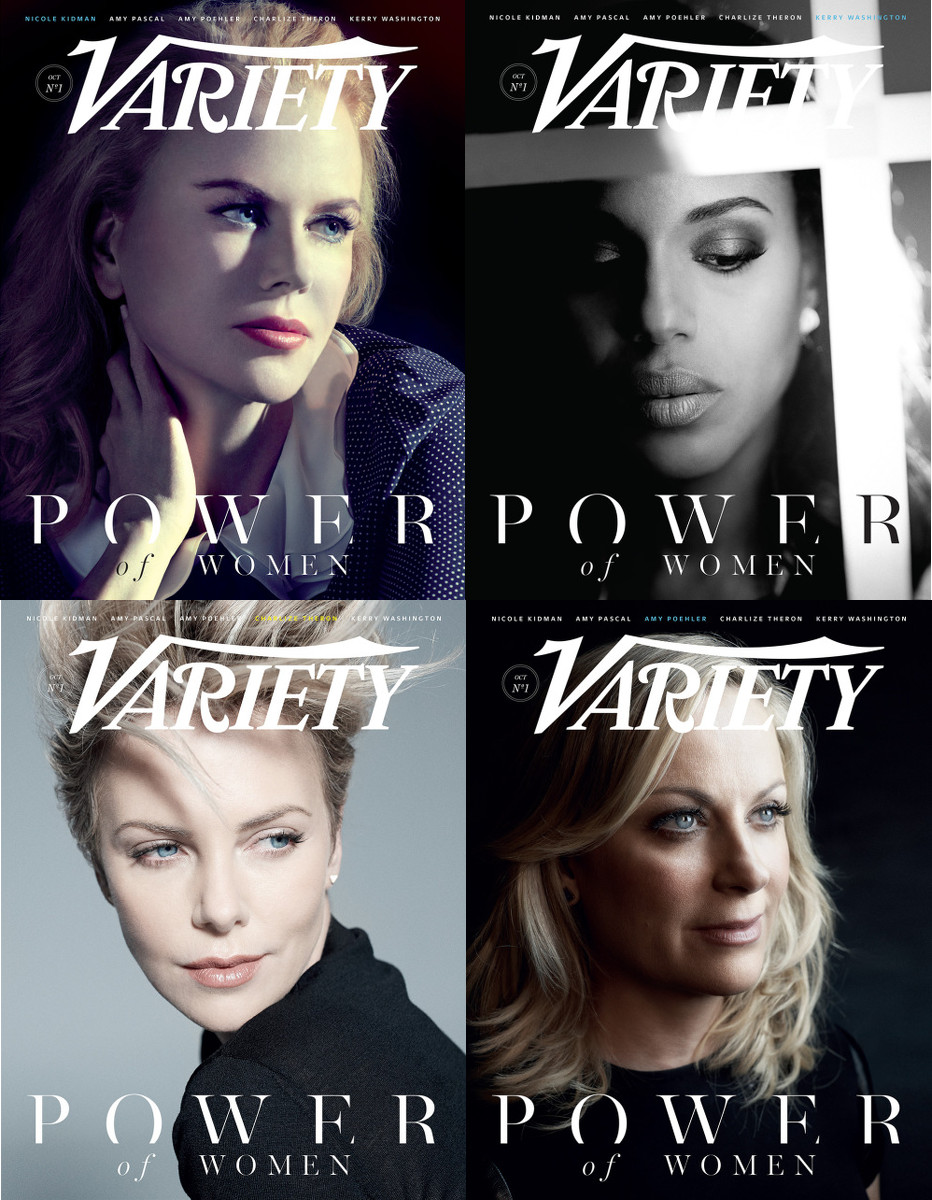 Variety-Nicole Kidman-Kerry Washington-Charlize Theron-Amy Poehler