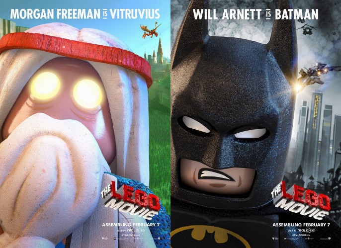 La grande aventure Lego-Will Arnett-Batman-Morgan Freeman-Vitruvius