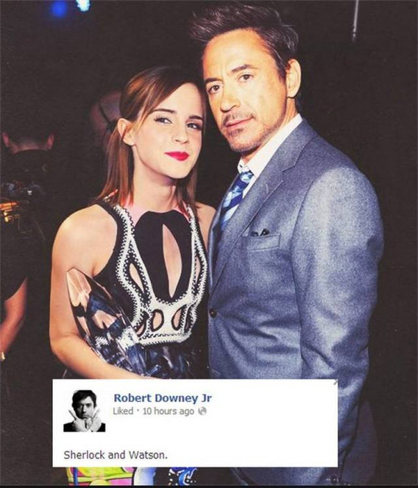 Robert Downey Jr-Emma Watson