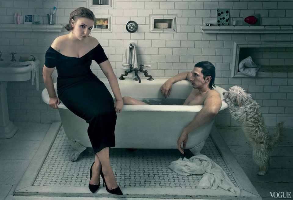 Lena Dunham-Adam Driver-Vogue