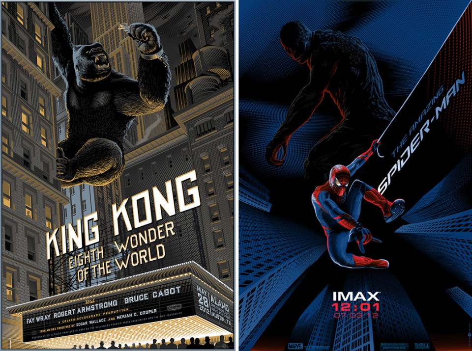 Laurent Durieux-King Kong-Spider-Man