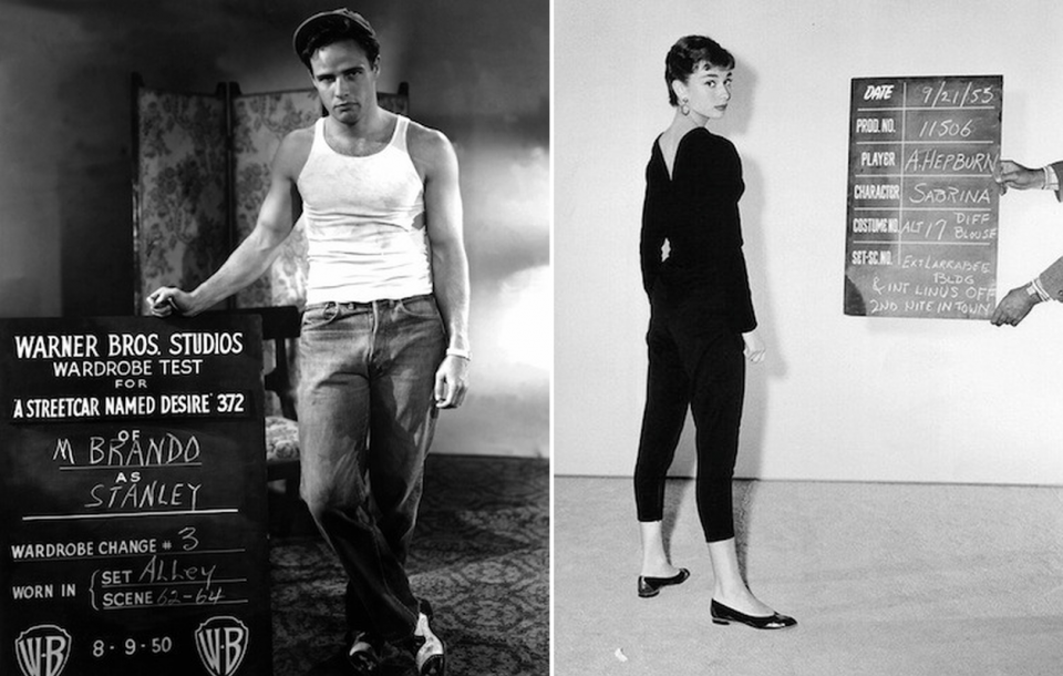 Costumes-Marlon Brando-Un tramway nommé désir-Audrey Hepburn-Sabrina